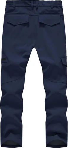 Miniatura 2 de TBMPOY Men's Snow Ski Waterproof Softshell Snowboard Pants Outdoor Hiking Fleece Lined Wear Resistant Windproof