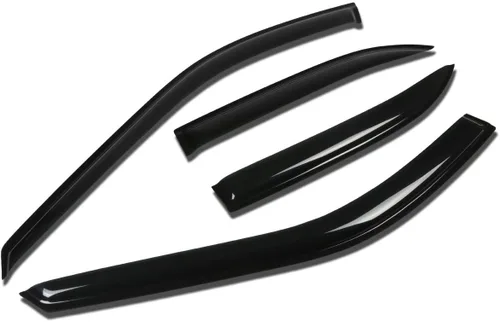 Miniatura 17 de Auto Dynasty 4 protectores de lluvia con cinta adhesiva para ventana compatibles con Honda Civic 1996-2000 de 4 puertas, protectores de lluvia