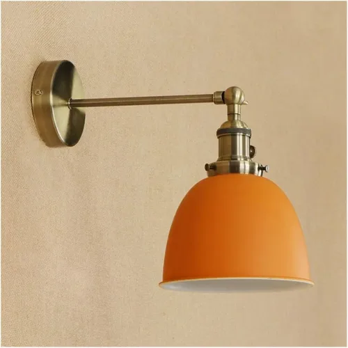 Miniatura 9 de Brass Black Retro LED Wall Light Fixtures Loft Industrial Vintage Arm Lamp Lamparas,Luxury Rojo