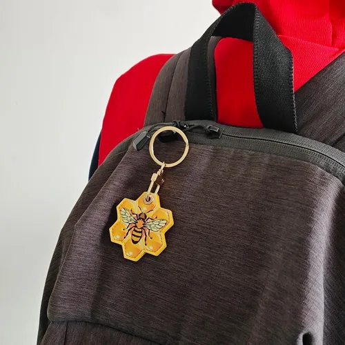 Miniatura 6 de CATCH ON Paquete de 2 fundas de cuero para Airtag para llavero, bonitos accesorios Kawaii adecuados para Airtag