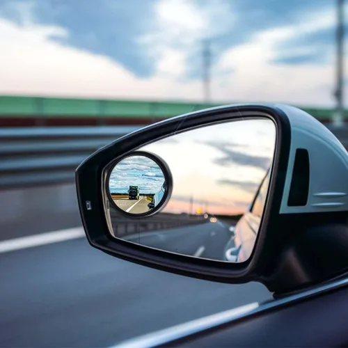 Miniatura 7 de OBTANIM Paquete de 2 espejos de punto ciego de 2 pulgadas de ángulo ajustable HD de vidrio redondo de visión trasera para automóvil, accesorios