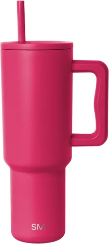 Miniatura 23 de Simple Modern Vaso Trek de 40 oz con Asa y Tapa con Pajilla Vaso de Viaje Aislado de Acero Inoxidable Apto para Portavasos Slumberland