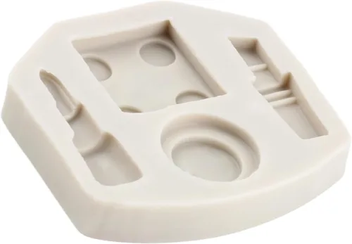 Miniatura 9 de Herramientas de maquillaje Moldes de silicona para lápiz labial sombra de ojos Fondant molde para decoración de pasteles Decoración de cupcakes
