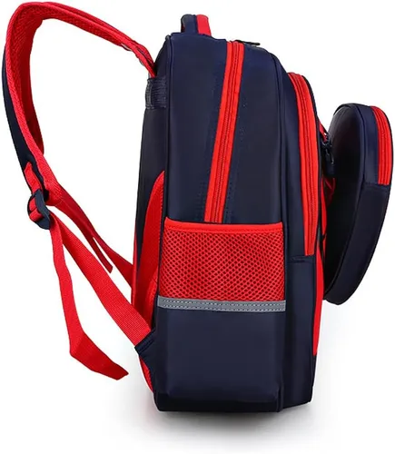 Miniatura 3 de FENGJINRUHUA Lindo juego de rol de dibujos animados escuela primaria mochila niños cómic niños niñas mochila, Q-azul marino, Mochila escolar