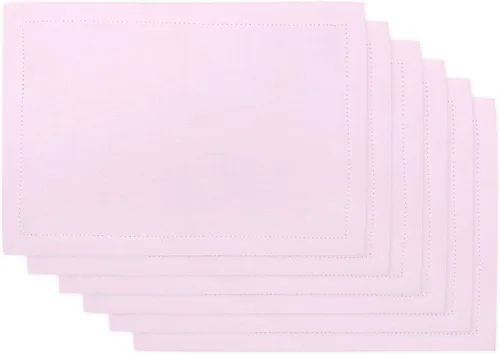 Urban Villa Manteles individuales para mesa de comedor, 100% algodón, 14 x 20 pulgadas, manteles individuales de gran tamaño, juego de 6 manteles