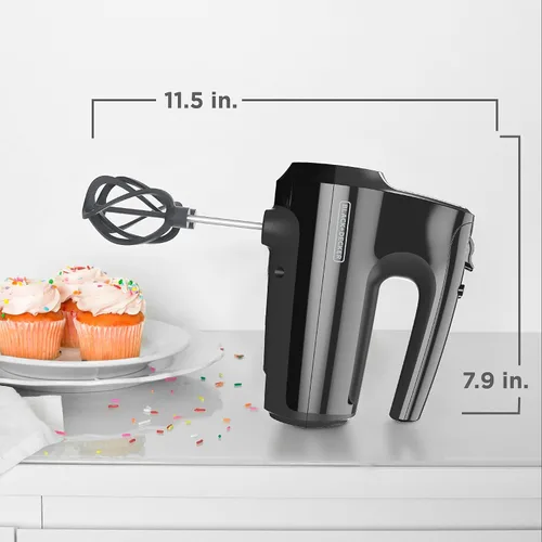 Miniatura 9 de BLACK+DECKER Mezclador manual MX610B, 5 velocidades Negro