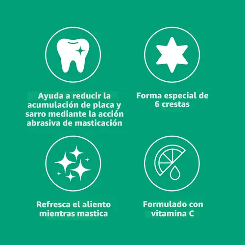 Miniatura 3 de Marca Amazon – Wonder Bound - Palitos dentales con sabor a carne de res para perros grandes (más de 30 libras), forma de 6 crestas para control