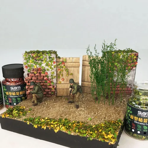 Miniatura 4 de Cayway Arbustos en miniatura Modelo Arbustos largos Grupos de vegetación Grupos de hierba estática para bricolaje Modelo Tren Paisaje Ferrocarril