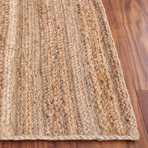 Miniatura 3 de SAFAVIEH Alfombra de área de colección de fibra natural, 5 x 8 pies, natural, hecho a mano, ideal para zonas de alto tráfico en sala de estar