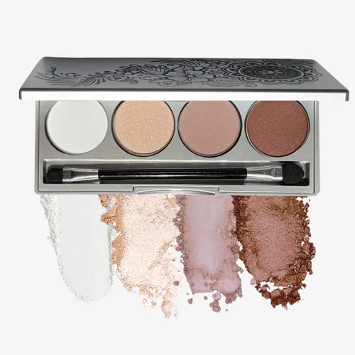 Miniatura 10 de Honeybee Gardens Paleta de sombras de ojos Skinny Dp, 4 tonos altamente pigmentados, acabado de lujo de larga duración, vegano, sin crueldad, sin