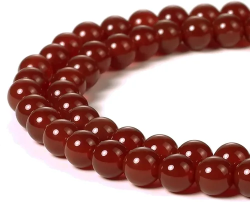 Miniatura 74 de Cuentas de ónix negro BEADNOVA con cuentas de cristal natural, piedras preciosas, redondas, sueltas, curativas de energía con cordón elástico de 01)