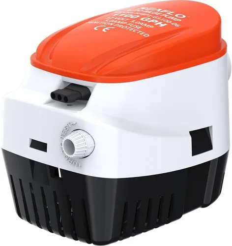 Miniatura 2 de SEAFLO Serie 06 - Bomba de achique sumergible automática de 1100 GPH, 12 V, salida de 2,8 cm, ¡garantía de 4 años! Con interruptor de flotador