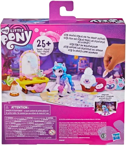 Miniatura 5 de Mi pequeño pony (My Little Pony): A New Generation Movie Story Scenes Critter Creation Izzy Moonbow - Juguete con 25 accesorios y un poni púrpura
