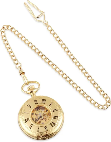 Miniatura 2 de Charles-Hubert, reloj de bolsillo mecánico chapado en oro Paris, Oro, Mecánico