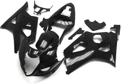 Miniatura 2 de FLPRO Carenados Completos de Motocicleta Compatibles con Suzuki 2003 2004 GSXR1000 K3 GSXR 1000 03 04 Plástico ABS Inyección Carrocería Negro Negro