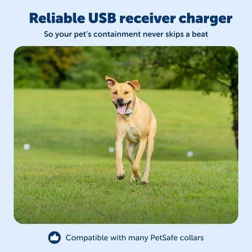 Miniatura 3 de PetSafe Cargador receptor – Cable de carga rápida – Cable de carga USB para valla inalámbrica y sistemas de valla en tierra – Compatible