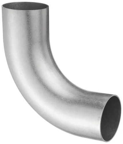 Miniatura 4 de Dixon Colocación sanitaria del acero inoxidable 304 de B2S-G400U, codo de soldadura sin pulir de 90 grados con tangente, tubo de 4" OD
