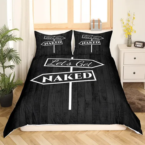 Miniatura 14 de jejeloiu Juego de funda de edredón negra para niños, niñas, adolescentes, decoración de habitación, juego de funda de edredón moderno