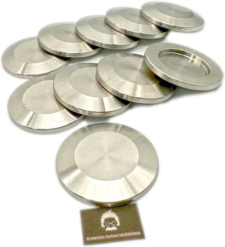 Miniatura 6 de KF16 NW16 ISO-KF16 Brida de tapa de brida ciega en blanco (paquete de 5 piezas)