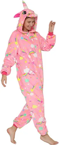 Miniatura 4 de Licorne - Pijama unisex para adultos, ropa de dormir de Navidad para cosplay
