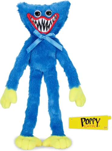 Poppy Playtime - Peluche Scary Huggy Wuggy (felpa mediana de 14 pulgadas, serie 1) [Producto oficial]