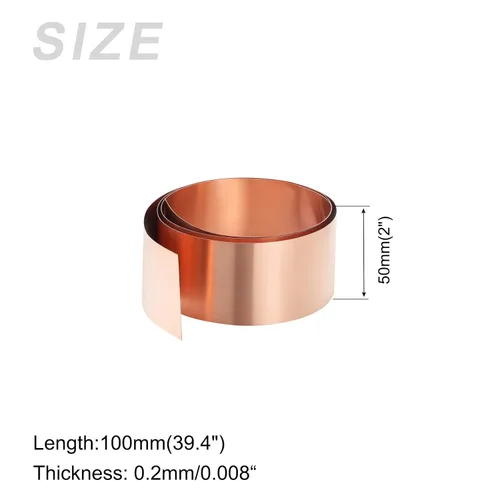 Miniatura 11 de METALLIXITY Hoja de cobre puro (39.370 in x 3.937 in x 0.004 in), 1 unidad, placas de cobre de metal, para salpicaduras de cocina en el hogar