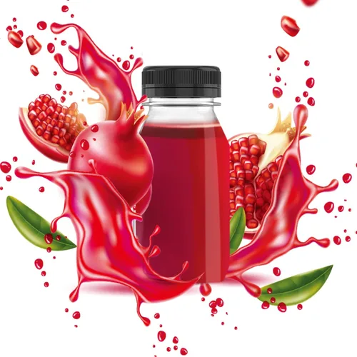 Miniatura 3 de Hulless 5 Piezas Botellas de Plástico para Jugo de 8 Onzas con Tapas Negras, Contenedores de Bebidas Adecuados para Jugo, Batidos, Leche y Bebidas