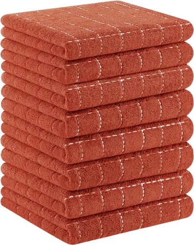 Miniatura 10 de Homaxy Paños de cocina 100% algodón de felpa, toallas de cocina ultra suaves y absorbentes para la cocina, adecuadas para secar y lavar platos