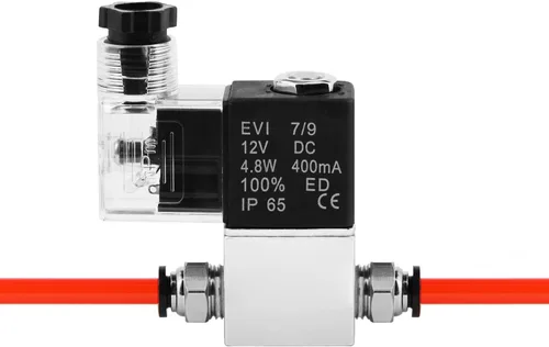 Miniatura 6 de Electroválvula eléctrica 12V DC 1/4" NPT válvula de aire normalmente cerrada