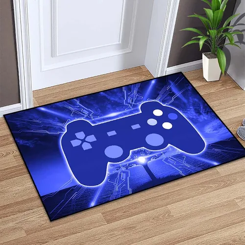 Miniatura 7 de BATATADOCE Alfombras de videojuegos para dormitorio de niños, alfombras para sala de juegos, decoración de juegos para niños, alfombra de área