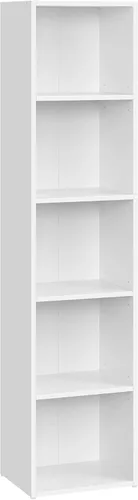 Miniatura 8 de VASAGLE Colección Custos - Estantería, librero de 5 niveles, estante para libros, estante de almacenamiento abierto, 9.4 x 11.9 x 52.8 pulgadas