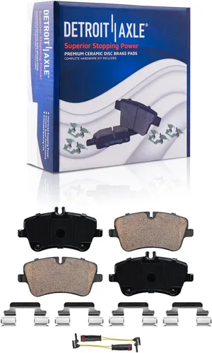 Miniatura 11 de Detroit Axle - Pinza de disco del lado del acompañante + pastillas de freno de cerámica de repuesto para Lexus HS250H Toyota RAV4 Prius V Scion xB