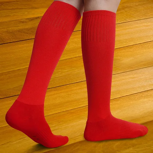 Miniatura 4 de Calcetines de fútbol para niños (4 a 16 años), calcetines deportivos hasta la rodilla para niños y niñas