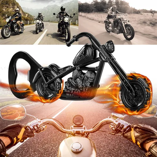 Miniatura 3 de Abrebotellas de cerveza para motocicletas, regalos de cumpleaños y Navidad para hombres, mujeres, marido, novio, regalos de cerveza para hombres