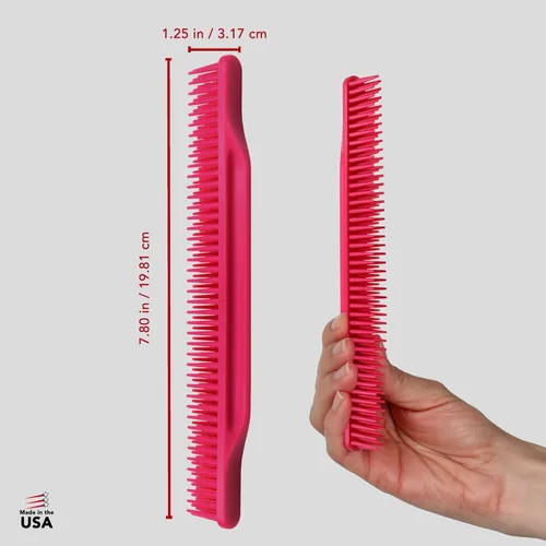 Miniatura 2 de Allegro Combs Peines de dientes anchos #70, peine de 3 filas de dientes anchos para cabello rizado, peine para cabello rizado, peine para estilistas