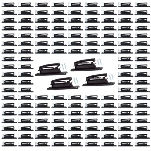 Miniatura 11 de Clavo eléctrico del aislador Polytape del poste de madera de la cerca en los aisladores PolyTape para la alta resistencia PK25 en negro