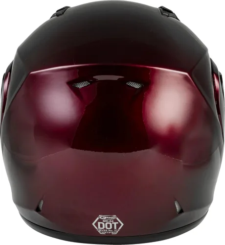 Miniatura 6 de GMAX Casco modular MD-04 (rojo vino, pequeño) - Aprobado por FMVSS 218