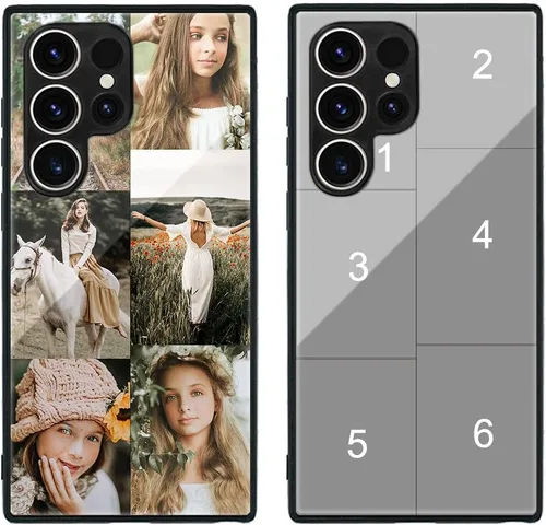 Miniatura 324 de Funda de teléfono personalizada para Samsung Galaxy S22+ / S22 Plus 5G, funda de TPU suave de vidrio templado antiarañazos personalizada con foto
