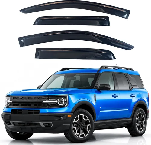 Miniatura 324 de Visor para ventana IG para Hyundai Venue 2020-2023, protector contra la lluvia, adhesivo extra duradero, deflector de viento para lado