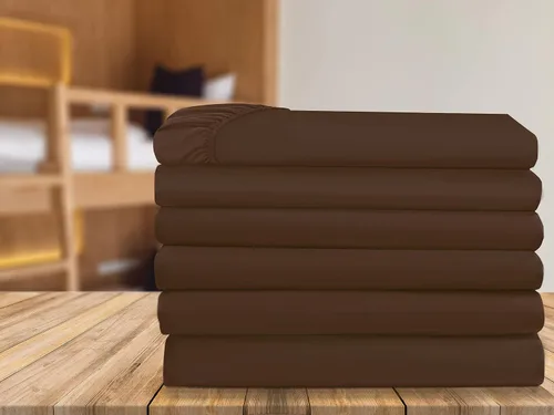 Miniatura 21 de Elegant Comfort Paquete de 6 sábanas bajeras bajeras de 1500 hilos, calidad prémium hotelera, bolsillo profundo, sin arrugas, resistentes a