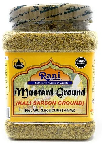 Miniatura 14 de Rani - Semillas de mostaza molida, especias en polvo (Rai Sarson) 3 onzas (3.00 oz) tarro de PET ~ Todo natural Apto para gluten Sin OMG