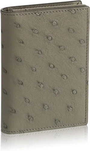 Miniatura 34 de Funda de piel para tarjetas de visita para hombres y mujeres, piel de becerro italiana Café