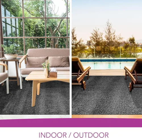 Miniatura 7 de iCustomRug - Alfombras de césped artificial para interiores y exteriores, muchos tamaños personalizados y anchos, bordes acabados con dobladillos a