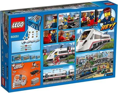 Miniatura 7 de LEGO City 60051 Tren de Ferrocarril de pasajeros de alta velocidad Juguete