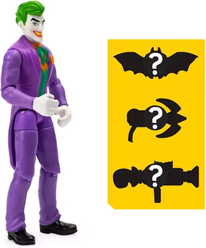 Miniatura 3 de Figura de acción de DC Batman 2020 The Joker de 4 pulgadas por Spin Master