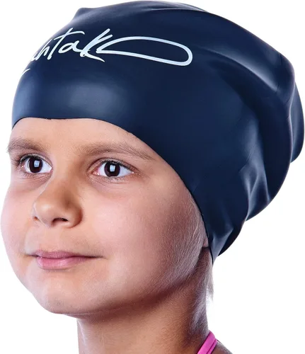 Miniatura 8 de Kids Swim Cap for Long Hair - Comfortable Fit Silicone Swimming Hat for Girls & Boys with Curly Hair, Braids, or Dreadlocks - Durable & Easy to Wear