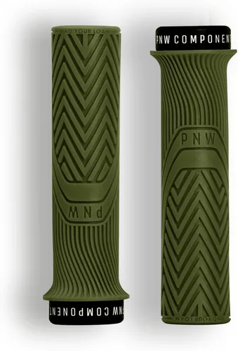 Miniatura 19 de PNW Components Loam MTB Bike Grips - Puños de manillar de bicicleta de montaña con bloqueo - Goma pegajosa 25A - Agarre ergonómico para sendero