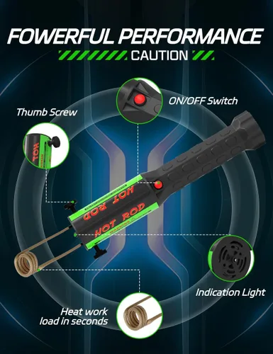 Miniatura 8 de Solary Kit de calentador de inducción magnética, calentador de inducción de 1200 W 110 V con 4 bobinas para quitar tornillos oxidados