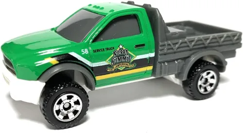 Miniatura 2 de Matchbox 2020 MBX Mountain 77/100 - Camión de trabajo Ram (verde)