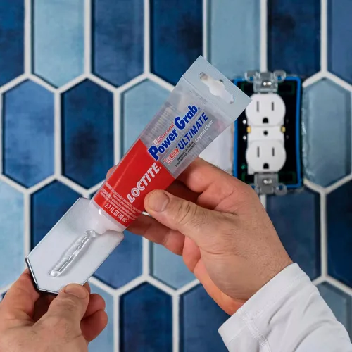 Miniatura 7 de Loctite Power Grab Ultimate Crystal Clear - Adhesivo de construcción cristalino transparente, tubo exprimible de 2.7 fl oz, 1 paquete - Pegamento